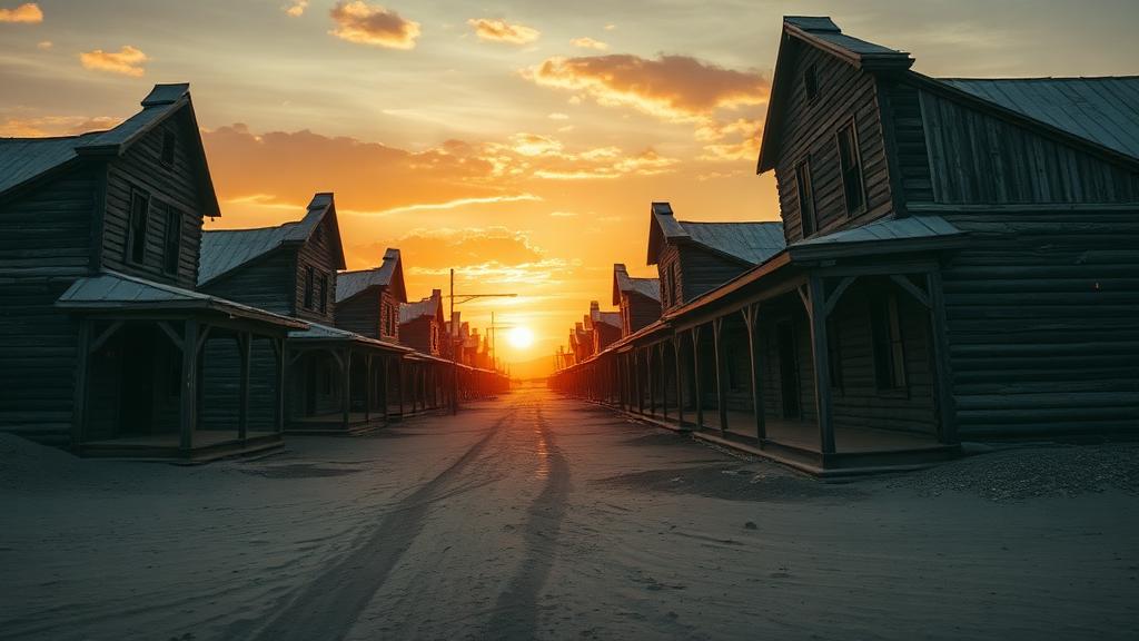 Kota hantu yang ditinggalkan